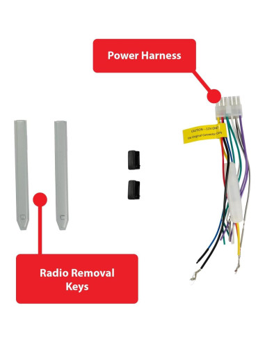 Estéreo de Coche Dual XRM69BT con Bluetooth y Pantalla LCD