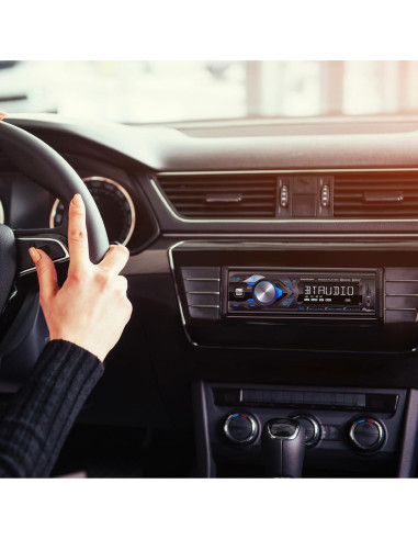 Estéreo de Coche Dual XRM69BT con Bluetooth y Pantalla LCD