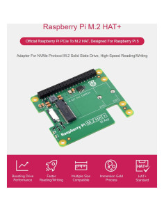HAT UeeKKoo PCIe a M.2 para Raspberry Pi 5, NVMe 2230/2242 2