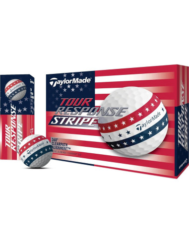 Pelotas de Golf TaylorMade Tour Response Stripe 2024