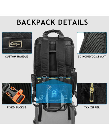 Mochila DJ Rabjen para Mezclador y Controladores 53 cm