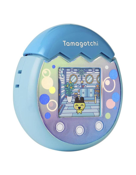 Tamagotchi Pix Bandai 42903B2 Azul, Mascota Virtual