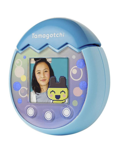 Tamagotchi Pix Bandai 42903B2 Azul, Mascota Virtual
