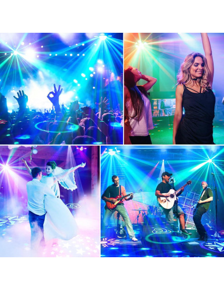 Luces de Fiesta DJ Strobe Warmdance 3 en 1 RGBW 540
