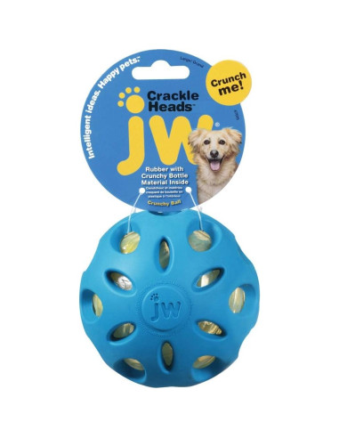 JW Pet Bola Cracante Grande 10 cm Juguete para Perros