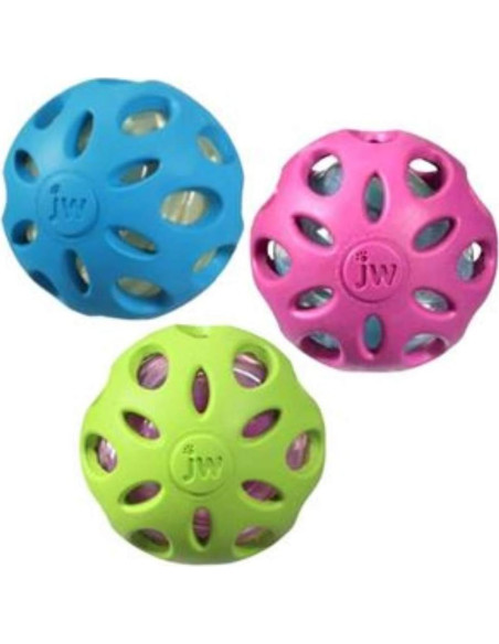 JW Pet Bola Cracante Grande 10 cm Juguete para Perros