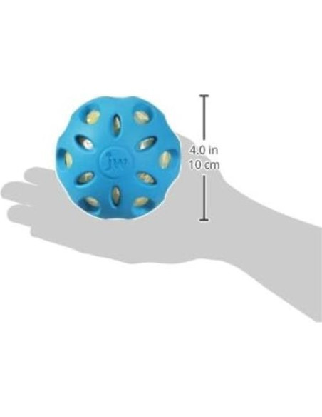 JW Pet Bola Cracante Grande 10 cm Juguete para Perros