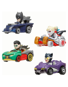 Hot Wheels RacerVerse Set 4 Coches Metal 1:64 Personajes