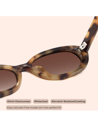 Gafas de Sol Ovaladas Miyya DK005 Polarizadas UV400