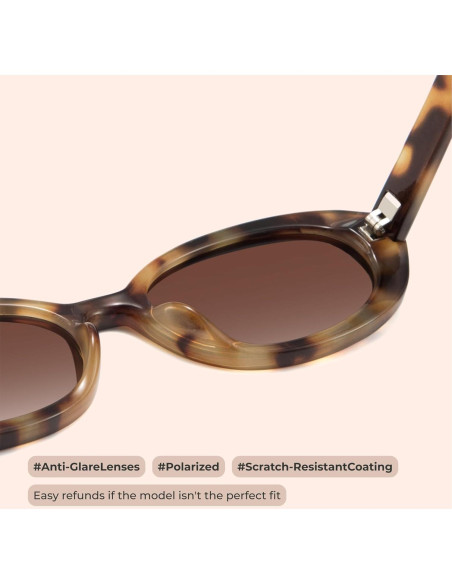 Gafas de Sol Ovaladas Miyya DK005 Polarizadas UV400