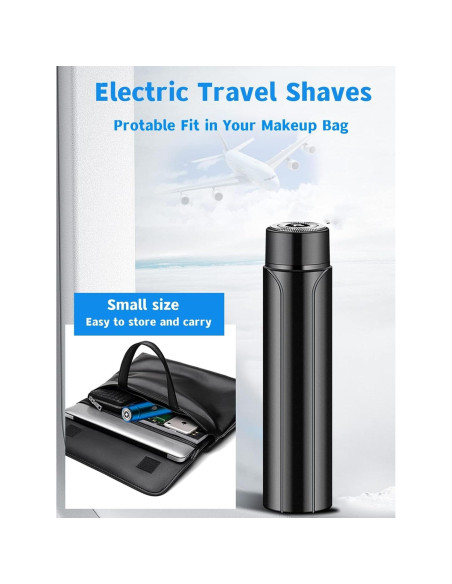 Afeitadora Eléctrica Mini Taanimo Recargable USB Unisex Negra