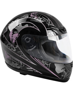 Casco TCMT Mariposa Negra XL Certificado DOT Motociclismo 2