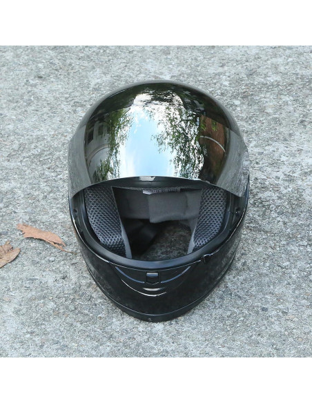 Casco TCMT Full Face Negro Brillante DOT para Motocross