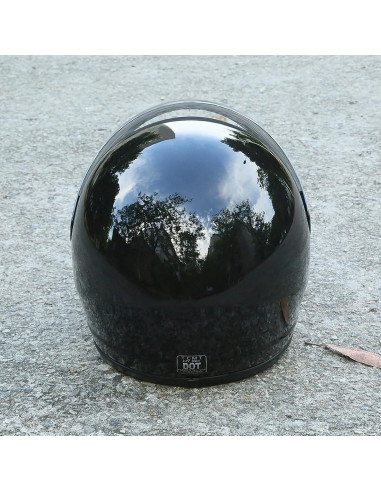 Casco TCMT Full Face Negro Brillante DOT para Motocross