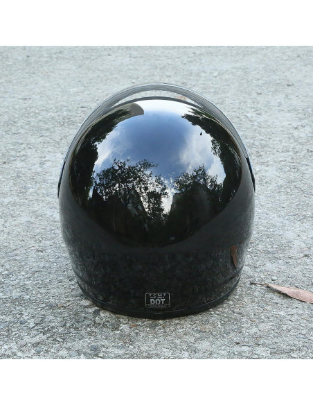Casco TCMT Full Face Negro Brillante DOT para Motocross