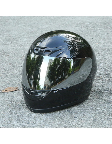 Casco TCMT Full Face Negro Brillante DOT para Motocross