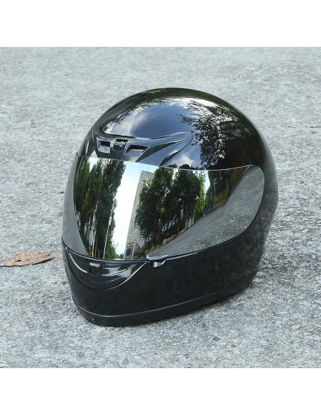 Casco TCMT Full Face Negro Brillante DOT para Motocross