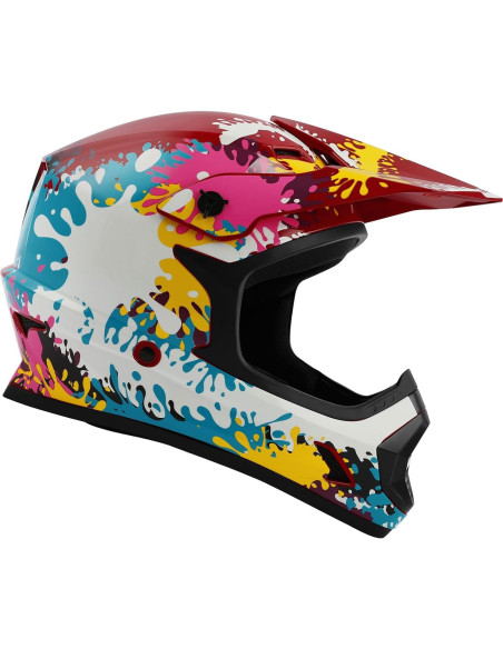 Casco Infantil TCT-MOTORPARTS Mediano Graffiti para Motocross
