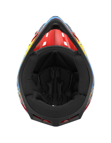 Casco Infantil TCT-MOTORPARTS Mediano Graffiti para Motocross