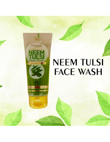 Limpiador Facial Herbal Patanjali Neem y Tulsi 100g