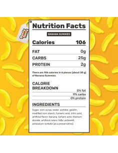 Caramelo de Plátano Guandy 1.36 kg - Gominolas Masticables 2