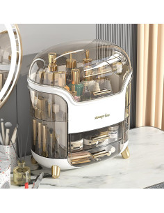 Estuche de Maquillaje Ergocar Blanco Portátil 30x20x34cm 2