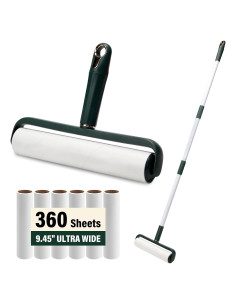 Rodillo de Pelusa Grande Sayene 24 cm con 360 Hojas y Extensión 124 cm