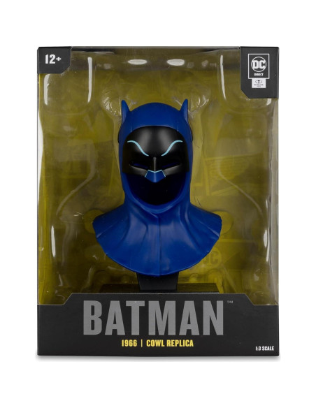 Réplia Cowl Batman 1966 McFarlane Toys 1:3 con Soporte
