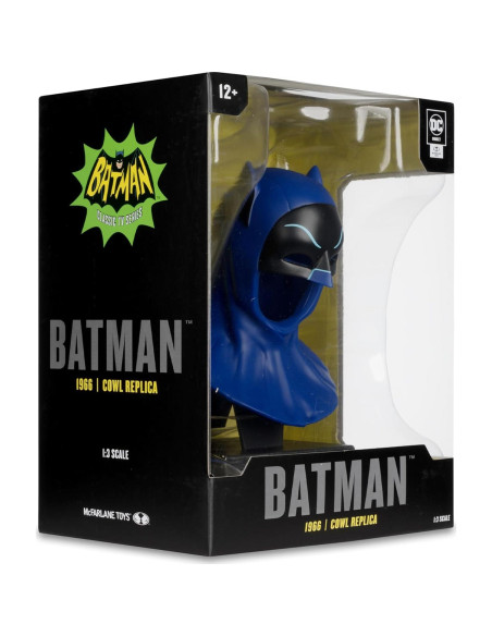Réplia Cowl Batman 1966 McFarlane Toys 1:3 con Soporte