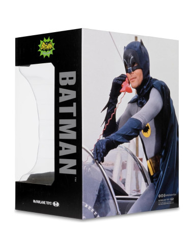 Réplia Cowl Batman 1966 McFarlane Toys 1:3 con Soporte