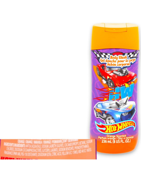 Juego de Baño Hot Wheels - Champú, Gel, Burbujas y Más