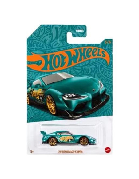 Hot Wheels Toyota GR Supra 1:64 Perla Cromo Verde