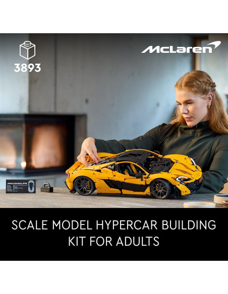 LEGO Technic McLaren P1 42172 - Modelo a Escala 1:8 para Adultos