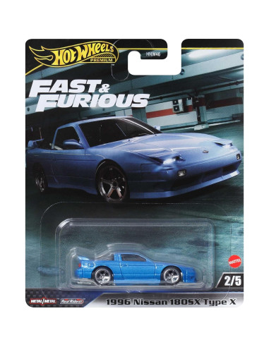 Coche Hot Wheels Premium Rápido y Furioso Escala 1:64 Metal