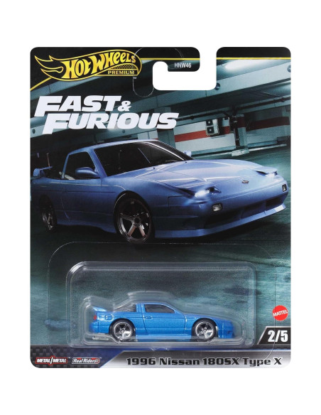 Coche Hot Wheels Premium Rápido y Furioso Escala 1:64 Metal