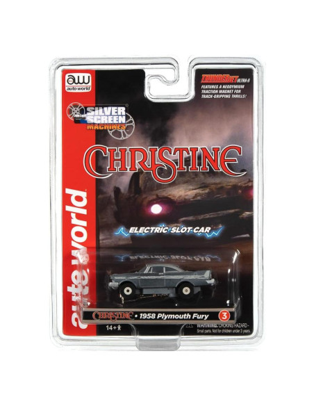 Coche de Slot Auto World 1958 Plymouth Fury Escala 1:64