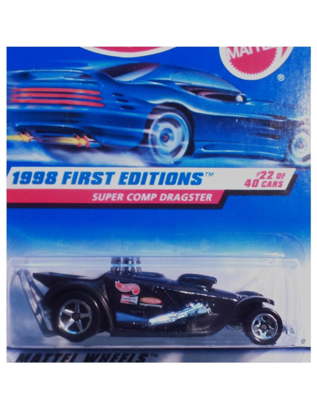 Coche Hot Wheels Super COMP Dragster Negro 1998 1:64
