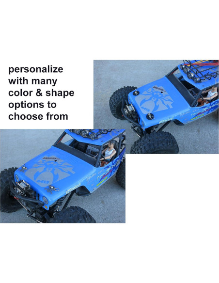 Arandelas Redondas Negras Bastens 8 Piezas para RC 1/10