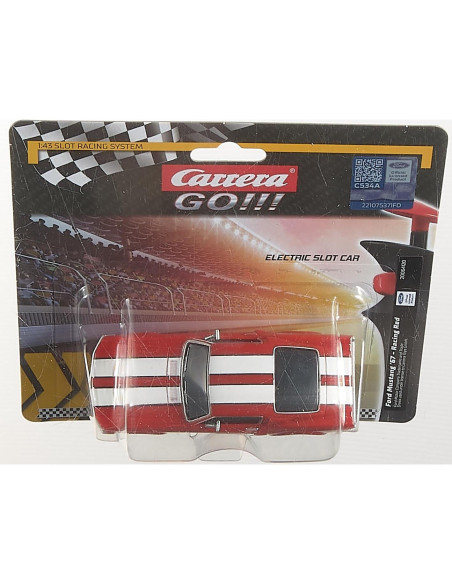 Coche de Slot Carrera GO!!! Ford Mustang '67 Rojo 1:43
