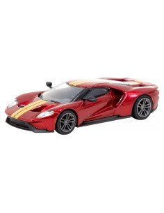 Coche de metal Ford GT Rojo 1/64 True Scale Miniatures