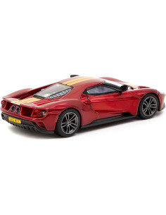 Coche de metal Ford GT Rojo 1/64 True Scale Miniatures 2