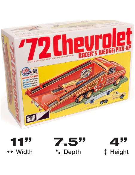 Modelo Chevy 1972 Cuña de Corredor 1/25 PROOK