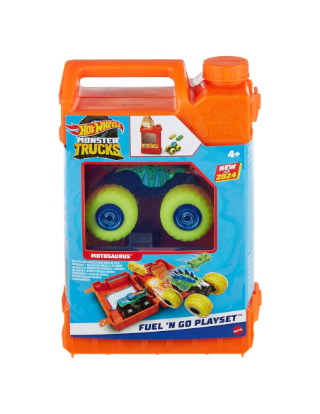 Pista Hot Wheels Monster Trucks HXT04 con Tanque y 2 Coches
