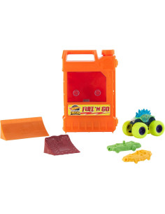 Pista Hot Wheels Monster Trucks HXT04 con Tanque y 2 Coches 2