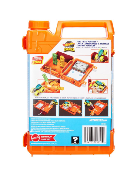 Pista Hot Wheels Monster Trucks HXT04 con Tanque y 2 Coches