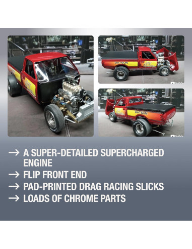 MPC 1975 Datsun Pickup Li'l Hustler 1:25 Kit de Modelo