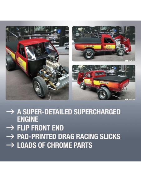 MPC 1975 Datsun Pickup Li'l Hustler 1:25 Kit de Modelo