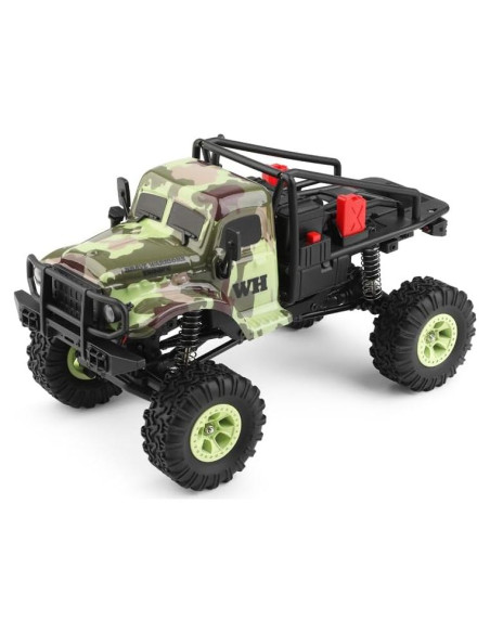 Camión RC 4WD Escala 1:18 con Luces LED y 2 Velocidades