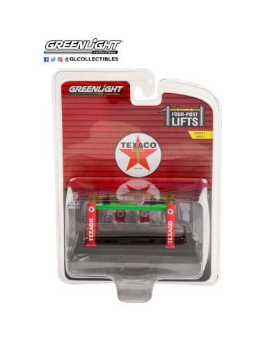 Elevador de 4 Postes Texaco Greenlight 16120-B 1:64