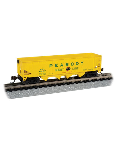 Vagón Cuádruple Bachmann Peabody Coal Escala N 1:160